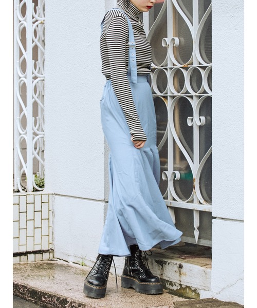 jouetie（ジュエティ）の「マーメイドサスペンダースカート（スカート・レディース・ブラック/ブラウン/ブルー・MEDIUM）」の3枚目の写真