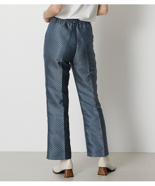 crie conforto(クリーコンフォルト)の「ダイヤジャガードパンツ(その他パンツ・レディース・ブラウン/ブルー・SMALL/MEDIUM/LARGE)」の3枚目の写真