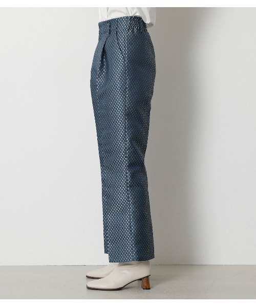 crie conforto(クリーコンフォルト)の「ダイヤジャガードパンツ(その他パンツ・レディース・ブラウン/ブルー・SMALL/MEDIUM/LARGE)」の13枚目の写真