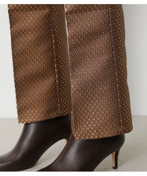 crie conforto(クリーコンフォルト)の「ダイヤジャガードパンツ(その他パンツ・レディース・ブラウン/ブルー・SMALL/MEDIUM/LARGE)」の12枚目の写真