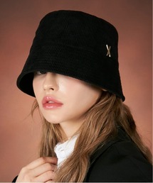VARZAR | 【VARZAR】CORDUROY STUD DROP BUCKET HAT / バザール コーデュロイ スタッズ ドロップ バケットハット(ハット)