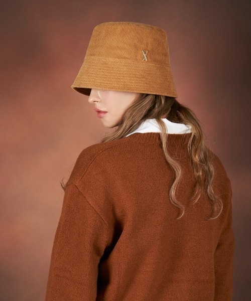 【VARZAR】CORDUROY STUD DROP BUCKET HAT / バザール コーデュロイ スタッズ ドロップ バケットハット（ハット）｜VARZAR（バザール）
