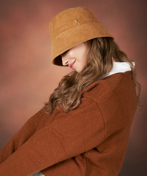 【VARZAR】CORDUROY STUD DROP BUCKET HAT / バザール コーデュロイ スタッズ ドロップ バケットハット（ハット）｜VARZAR（バザール）