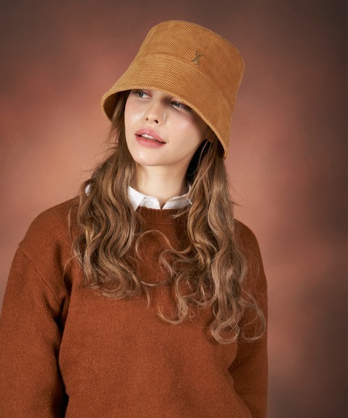 【VARZAR】CORDUROY STUD DROP BUCKET HAT / バザール コーデュロイ スタッズ ドロップ バケットハット（ハット）｜VARZAR（バザール）