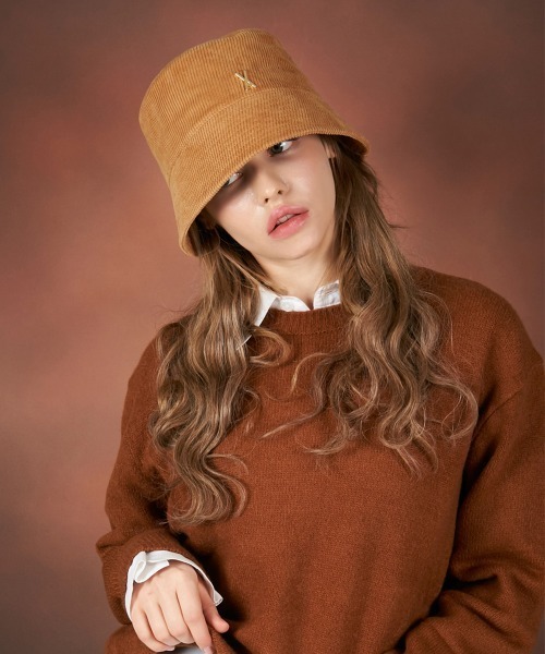 【VARZAR】CORDUROY STUD DROP BUCKET HAT / バザール コーデュロイ スタッズ ドロップ バケットハット（ハット）｜VARZAR（バザール）