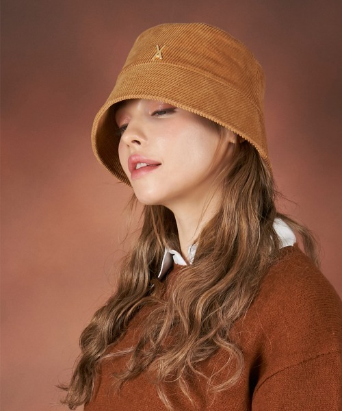 【VARZAR】CORDUROY STUD DROP BUCKET HAT / バザール コーデュロイ スタッズ ドロップ バケットハット（ハット）｜VARZAR（バザール）