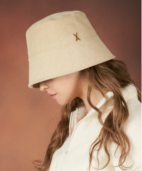 【VARZAR】CORDUROY STUD DROP BUCKET HAT / バザール コーデュロイ スタッズ ドロップ バケットハット（ハット）｜VARZAR（バザール）