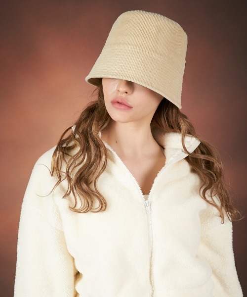 【VARZAR】CORDUROY STUD DROP BUCKET HAT / バザール コーデュロイ スタッズ ドロップ バケットハット（ハット）｜VARZAR（バザール）