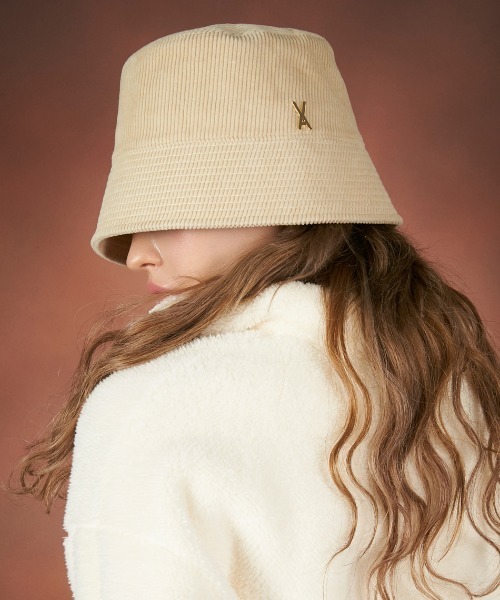 【VARZAR】CORDUROY STUD DROP BUCKET HAT / バザール コーデュロイ スタッズ ドロップ バケットハット（ハット）｜VARZAR（バザール）