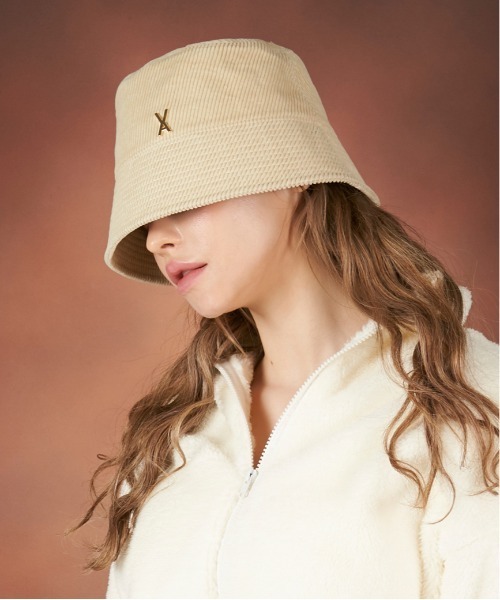 【VARZAR】CORDUROY STUD DROP BUCKET HAT / バザール コーデュロイ スタッズ ドロップ バケットハット（ハット）｜VARZAR（バザール）