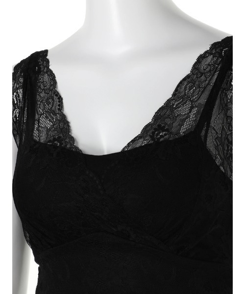 LIPSERVICE（リップサービス）の「レイヤードレースビスチェ（タンクトップ・レディース・ホワイト/ブラック/ブラウン/ブルー/ベージュ・FREE）」の7枚目の写真