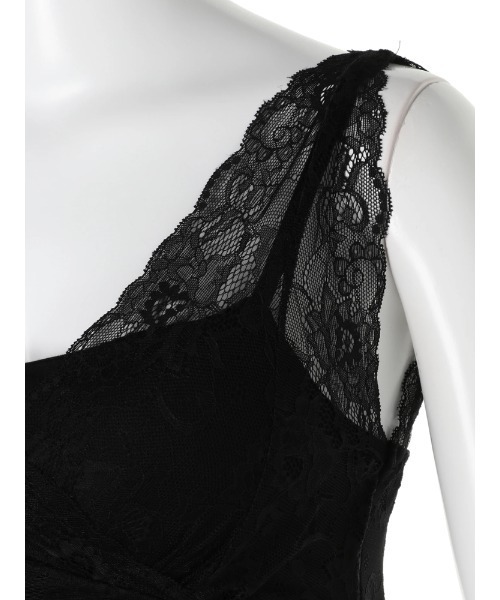 LIPSERVICE（リップサービス）の「レイヤードレースビスチェ（タンクトップ・レディース・ホワイト/ブラック/ブラウン/ブルー/ベージュ・FREE）」の10枚目の写真