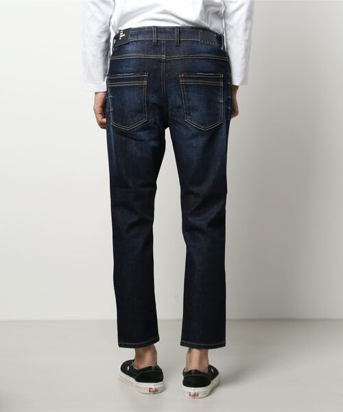 SISLEY(シスレー)の「クロップドスリムデニムパンツ(DARWIN)(デニムパンツ・メンズ・インディゴブルー・32inch/30 inch/31inch/29inch/33inch)」の3枚目の写真