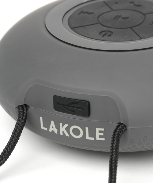 LAKOLE(ラコレ)の「防滴ワイヤレススピーカー / 216405(スピーカー・メンズ・ブラック/グレー/桜/グリーン/アイボリー/ブルー/サックスブルー・FREE)」の15枚目の写真