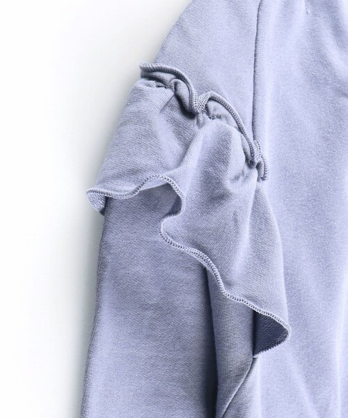 BRANSHES（ブランシェス）の「フリル長袖ワンピース（ワンピース・キッズ・ラベンダー/ブラック/アイボリー・150/100/130/110/90/140/120）」の7枚目の写真