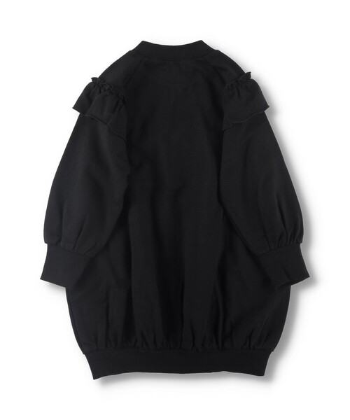 BRANSHES（ブランシェス）の「フリル長袖ワンピース（ワンピース・キッズ・ラベンダー/ブラック/アイボリー・150/100/130/110/90/140/120）」の10枚目の写真