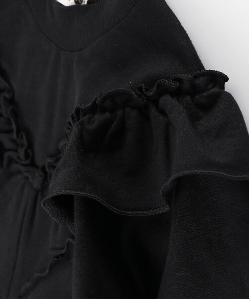 BRANSHES（ブランシェス）の「フリル長袖ワンピース（ワンピース・キッズ・ラベンダー/ブラック/アイボリー・150/100/130/110/90/140/120）」の12枚目の写真