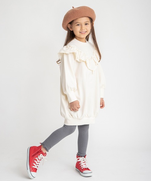 セール フリル長袖ワンピース ワンピース Branshes ブランシェス のファッション通販 Zozotown