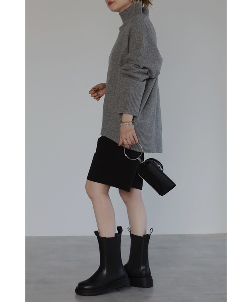 Bonjour Sagan（ボンジュールサガン）の「バミューダパンツ（その他パンツ・レディース・ブラック/ベージュ・FREE）」の4枚目の写真