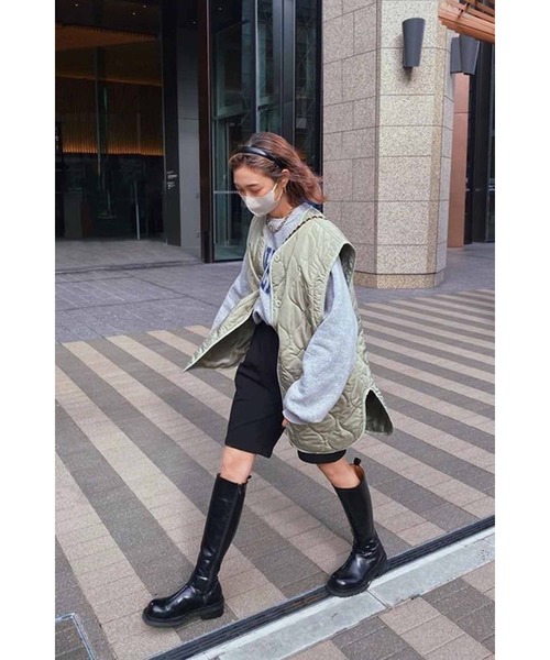 Bonjour Sagan（ボンジュールサガン）の「バミューダパンツ（その他パンツ・レディース・ブラック/ベージュ・FREE）」の21枚目の写真