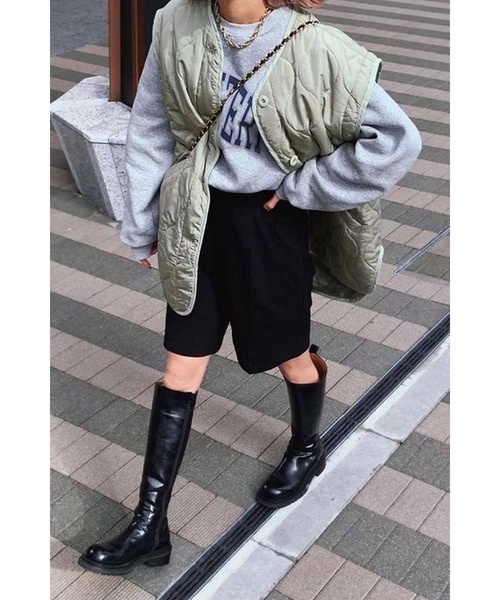 Bonjour Sagan（ボンジュールサガン）の「バミューダパンツ（その他パンツ・レディース・ブラック/ベージュ・FREE）」の20枚目の写真