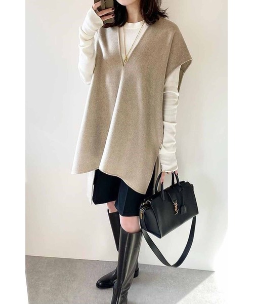 Bonjour Sagan（ボンジュールサガン）の「バミューダパンツ（その他パンツ・レディース・ブラック/ベージュ・FREE）」の19枚目の写真