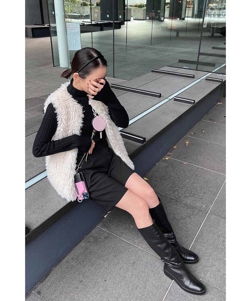 Bonjour Sagan（ボンジュールサガン）の「バミューダパンツ（その他パンツ・レディース・ブラック/ベージュ・FREE）」の15枚目の写真