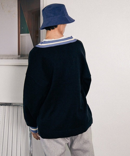 PBLIM（ページボーイリム）の「【PAGEBOYLIM】Vネックニット（ニット/セーター・レディース・ホワイト系その他/ブラック系その他・FREE）」の14枚目の写真