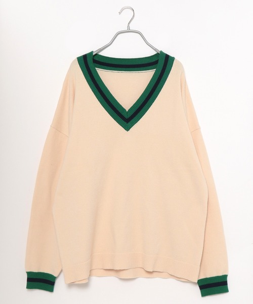 PBLIM（ページボーイリム）の「【PAGEBOYLIM】Vネックニット（ニット/セーター・レディース・ホワイト系その他/ブラック系その他・FREE）」の18枚目の写真