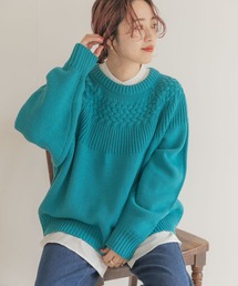 ITEMS URBANRESEARCH | クルーネックケーブルニット(ニット/セーター)