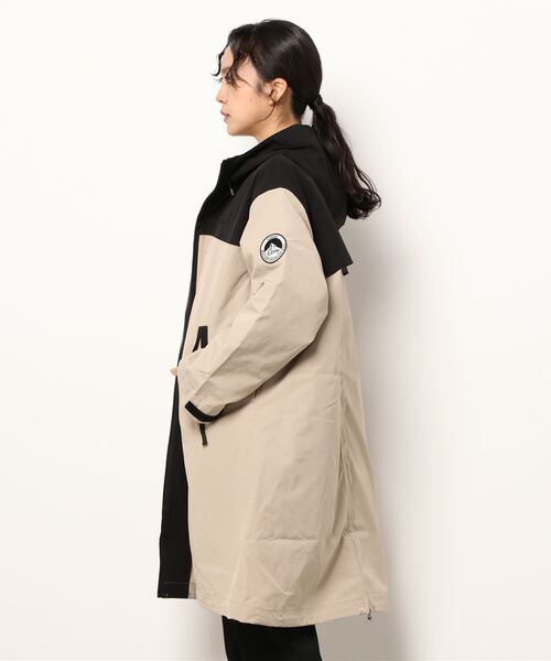 GERRY（ジェリー）の「ミリタリーコート（その他アウター・レディース・ブラック/ベージュ・SMALL）」の3枚目の写真