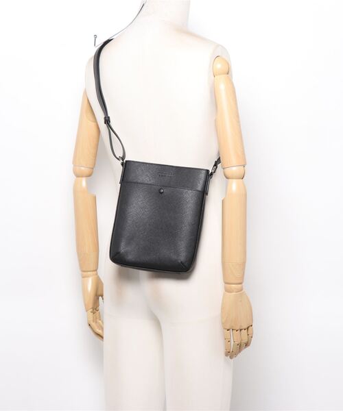 UNION STATION（ユニオンステーション）の「ミニスクエアショルダーバッグ/ユニセックスアイテム（ショルダーバッグ・メンズ・ホワイト/ブラック/グレー/ブラック系2/ブラック系3・FREE）」の9枚目の写真