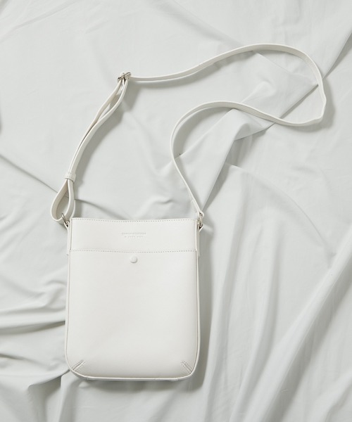 UNION STATION（ユニオンステーション）の「ミニスクエアショルダーバッグ/ユニセックスアイテム（ショルダーバッグ・メンズ・ホワイト/ブラック/グレー/ブラック系2/ブラック系3・FREE）」の14枚目の写真