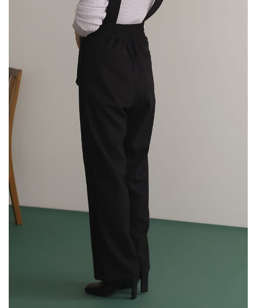 Re:EDIT（リエディ）の「2WAYハイウエストツイルストラップパンツ（その他パンツ・レディース・ブラック/キャメル/ブラウン/ブルー・TALL/MEDIUM/LARGE/SHORT）」の5枚目の写真