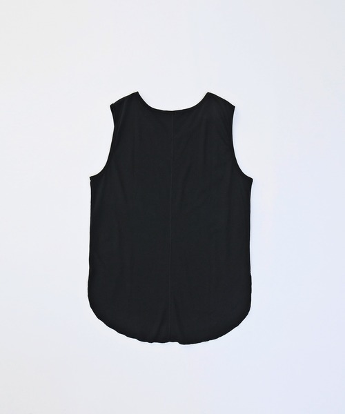 VICTIM(ヴィクティム)の「VICTIM ヴィクティム / LONG TANKTOP ストレッチロングタンクトップ / VTM-22-T-011(タンクトップ・メンズ・ブラック/ホワイト・M/XL/L)」の5枚目の写真