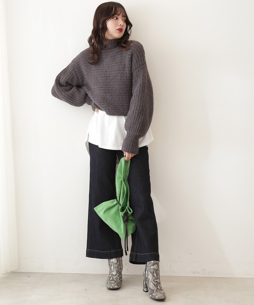 FREE'S MART(フリーズマート)の「【Sシリーズ対応】ベーシックワイドデニム(デニムパンツ・レディース・ダークネイビー/ブルー系その他3/ホワイト系その他/ベージュ系その他・SMALL/MEDIUM/X-SMALL)」の12枚目の写真