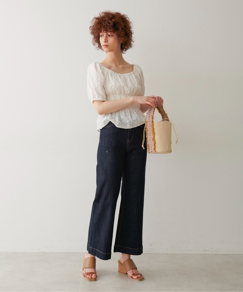 FREE'S MART(フリーズマート)の「【Sシリーズ対応】ベーシックワイドデニム(デニムパンツ・レディース・ダークネイビー/ブルー系その他3/ホワイト系その他/ベージュ系その他・SMALL/MEDIUM/X-SMALL)」の13枚目の写真