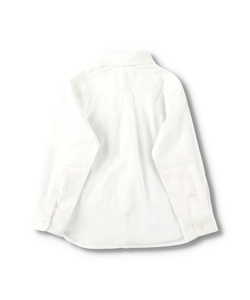 BRANSHES（ブランシェス）の「【キメ服】やわらかフォーマルシャツ（シャツ/ブラウス・キッズ・ブラック/オフホワイト・110cm/120cm/130cm）」の4枚目の写真