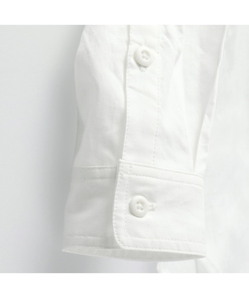 BRANSHES（ブランシェス）の「【キメ服】やわらかフォーマルシャツ（シャツ/ブラウス・キッズ・ブラック/オフホワイト・110cm/120cm/130cm）」の21枚目の写真