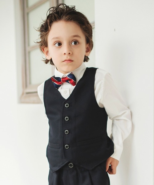 BRANSHES（ブランシェス）の「【キメ服】やわらかフォーマルシャツ（シャツ/ブラウス・キッズ・ブラック/オフホワイト・110cm/120cm/130cm）」の15枚目の写真