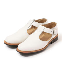 SANDERS | 【別注】SANDERS×TOMORROWLAND ホワイトグレインレザー ミリタリーサンダル(サンダル)