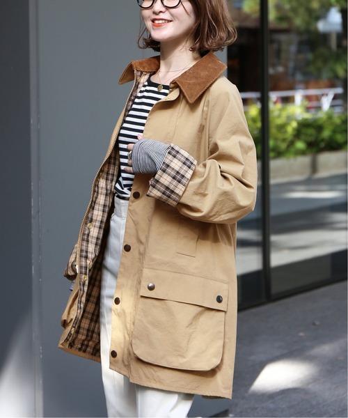 Spick & Span（スピックアンドスパン）の「≪追加≫【Barbour】別注BEAUFORT SP オーバーサイズ◆（ブルゾン・レディース・ベージュ/カーキ・38/36）」の6枚目の写真