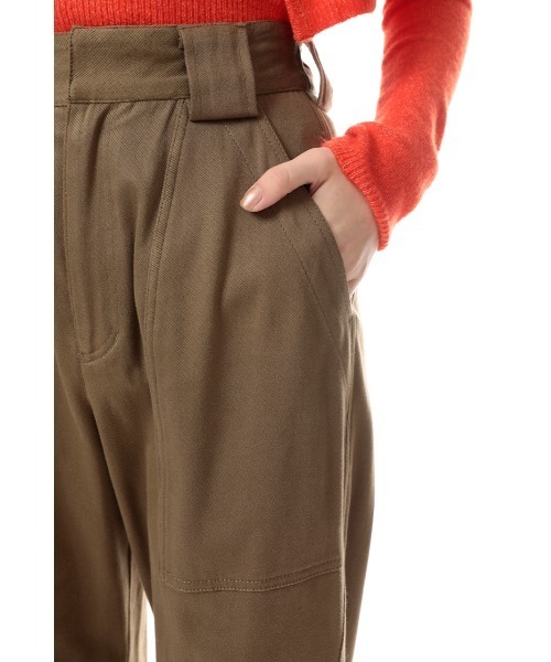 SLY（スライ）の「FATIGUE PT/パンツ（スラックス・レディース・ブラック/ベージュ・1/2）」の12枚目の写真