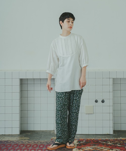 WHYTO.（ホワイト）の「「WHYTO. / ホワイト」テンセルデニムドレスシャツ　"Tencell Denim Dress Shirt"（シャツ/ブラウス・レディース・ホワイト/ワンウォッシュ・36/38）」の8枚目の写真
