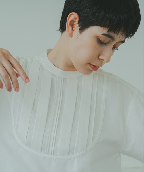 WHYTO.（ホワイト）の「「WHYTO. / ホワイト」テンセルデニムドレスシャツ　"Tencell Denim Dress Shirt"（シャツ/ブラウス・レディース・ホワイト/ワンウォッシュ・36/38）」の10枚目の写真