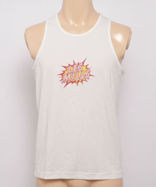 Reebok(リーボック)の「レズミルズ CNY グラフィック タンク / Les Mills CNY Graphics Tank(タンクトップ・メンズ・ブラック/アイボリー・LARGE/X-LARGE/XX-LARGE/XXX-LARGE/MEDIUM/SMALL)」の13枚目の写真