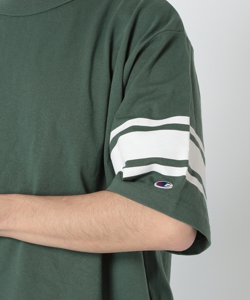 Champion(チャンピオン)の「【CHAMPION / チャンピオン】別注 フットボール Tシャツ(Tシャツ/カットソー・メンズ・ホワイト/ベージュ/ブラウン/グレー/グリーン・MEDIUM/LARGE/X-LARGE)」の21枚目の写真