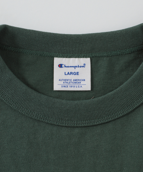 Champion(チャンピオン)の「【CHAMPION / チャンピオン】別注 フットボール Tシャツ(Tシャツ/カットソー・メンズ・ホワイト/ベージュ/ブラウン/グレー/グリーン・MEDIUM/LARGE/X-LARGE)」の18枚目の写真