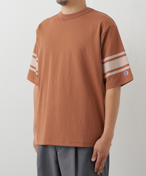 Champion(チャンピオン)の「【CHAMPION / チャンピオン】別注 フットボール Tシャツ(Tシャツ/カットソー・メンズ・ホワイト/ベージュ/ブラウン/グレー/グリーン・MEDIUM/LARGE/X-LARGE)」の13枚目の写真