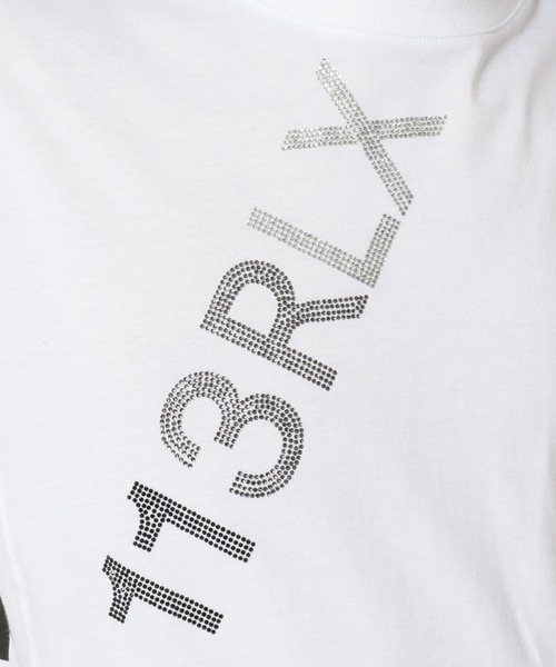 1piu1uguale3 RELAX（ウノピュウノウグァーレトレリラックス）の「【別注】1PIU1UGUALE3 RELAX/ウノピゥ ウノ ウグァーレ トレ リラックス/ランダムラインストーン ロゴTシャツ（Tシャツ/カットソー・メンズ・ホワイト/ブラック・SMALL/MEDIUM/LARGE/X-LARGE/XX-LARGE）」の17枚目の写真